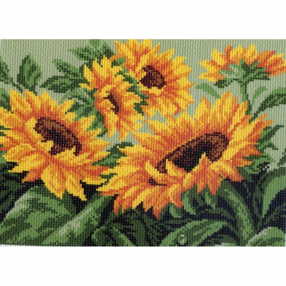 Рисунок на канве МАТРЕНИН ПОСАД арт.28х37 - 0733-1 Подсолнухи