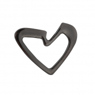 Брошь металл Сердце арт.TBY.91753 38х31мм цв. черный никель уп. 5шт Брошь металл Сердце арт.TBY.91753 38х31мм цв. черный никель уп. 5шт