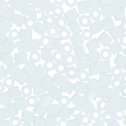 Бисер Япония "TOHO" 11/0  HEXAGON №2  2.2 мм 5 х 5 г №0041 белый