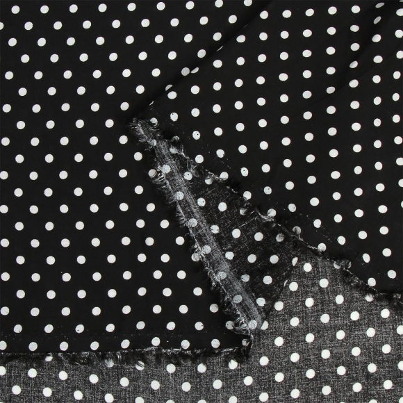 Ткань Штапель TBY Vi-407-418-1 плот 90г/м2 100% вискоза шир. 145 см цв. 1 черный уп.5м Ткань Штапель TBY Vi-407-418-1 плот 90г/м2 100% вискоза шир. 145 см цв. 1 черный уп.5м