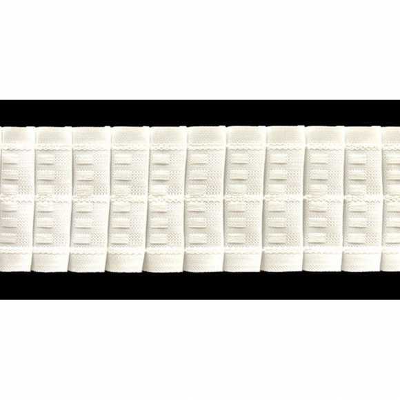 Лента шторная 67мм сборка:карандаш арт.0с803 цв. белый рул. 50м