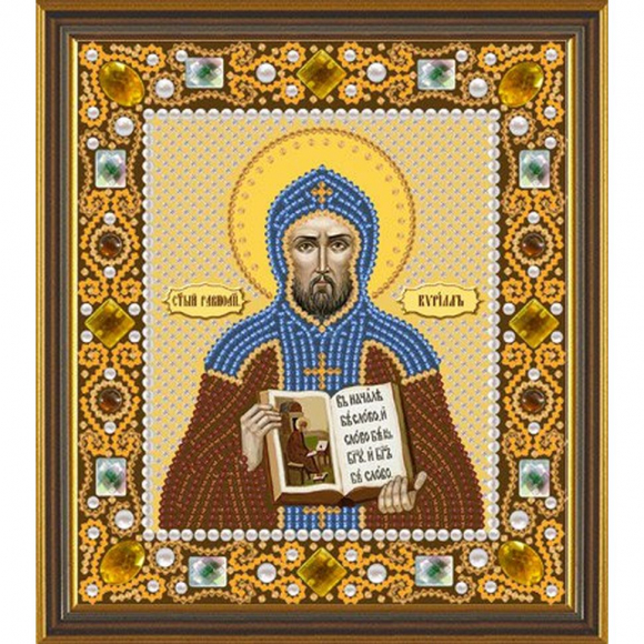 Набор для вышивания бисером НОВА СЛОБОДА арт.Д6122 Св.Равноап. Кирилл 13х15 см