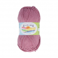 Пряжа ALPINA MISTY (70% хлопок, 30% шерсть) 10х50 г/105м цв.08 бл.лиловый