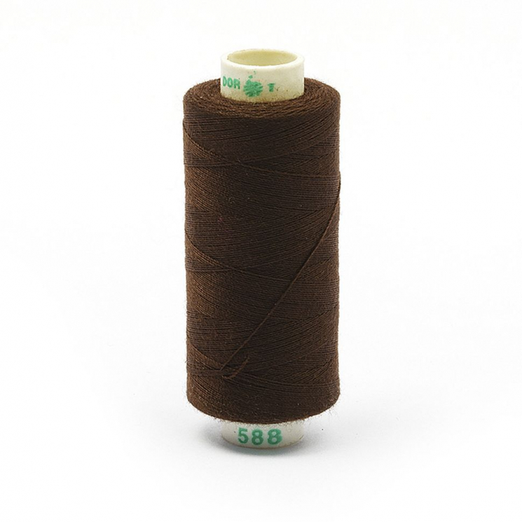 Нитки Dor Tak бытовые 40/2 полиэстер 366м цв.588 коричневый