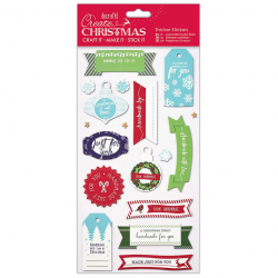 107136_Набор стикеров "Handmade" Create Christmas, 25 шт