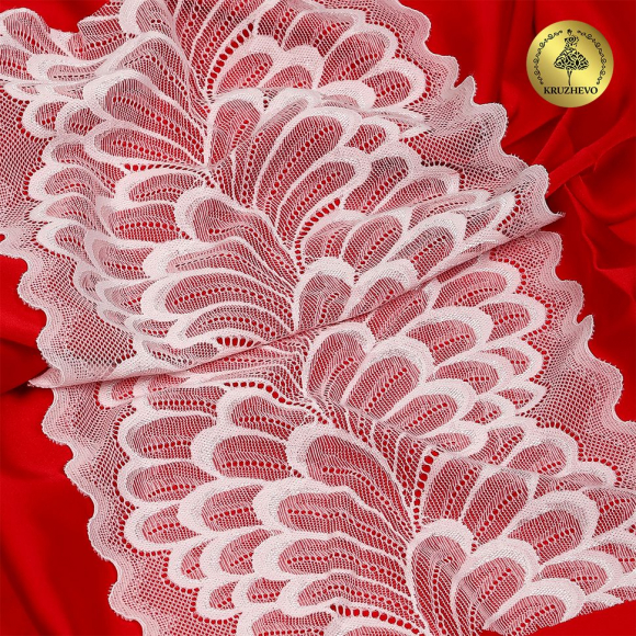 Кружево-стрейч KRUZHEVO арт.TBY.L2210 шир.210мм (под заказ)