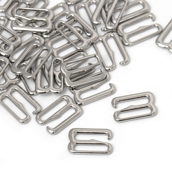 Крючок для купальника металл TBY-910.SW 10мм, цв.никель, уп.1000шт