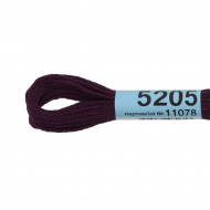 Нитки для вышивания Gamma мулине (3173-6115) 100% хлопок 24 x 8 м цв.5205 т.т.фиолетовый