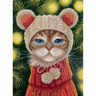 Набор для вышивания PANNA арт. PR-7263 Новогоднее настроение 16х21 см