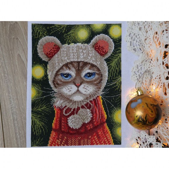 Набор для вышивания PANNA арт. PR-7263 Новогоднее настроение 16х21 см