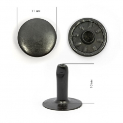 Хольнитены TBY.1800 односторонние 11х11 (11мм) цв. оксид уп. 100шт