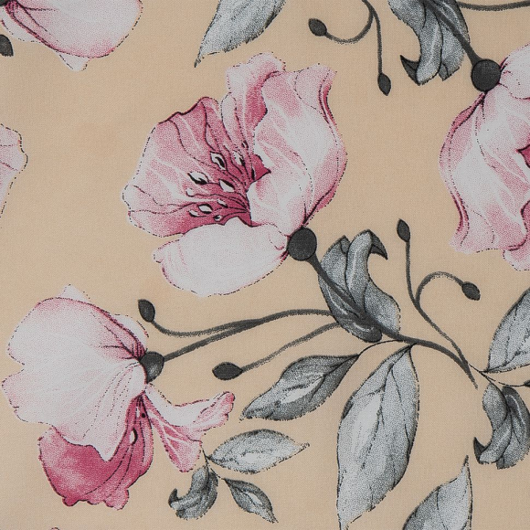 Ткань Штапель 105 г/м? 100% вискоза шир.145 см арт.Р.33945.04 цв.04 бежевый рул.45м Ткань Штапель 105 г/м? 100% вискоза шир.145 см арт.Р.33945.04 цв.04 бежевый рул.45м