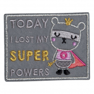 Термоаппликация "Сегодня я потерял свои суперсилы"