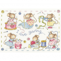 191894_Набор для вышивания "I Love Sewing"