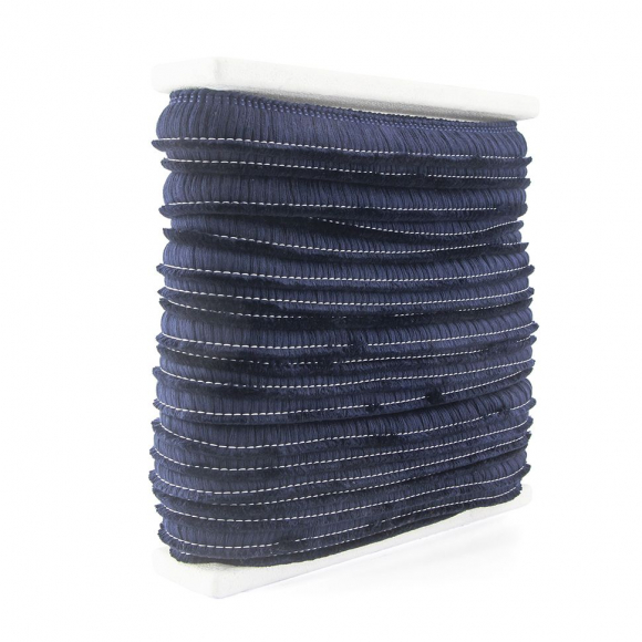 183480_Бахрома декоративная, 30 мм, цвет темно-синий