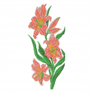 Рисунок на шелке МАТРЕНИН ПОСАД арт.37х49 - 4519 Лилии