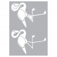 Трафарет "Фламинго"