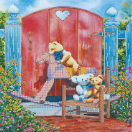 Схема на холсте АБРИС АРТ арт. AC-197 Воспоминания детства 30х30 см