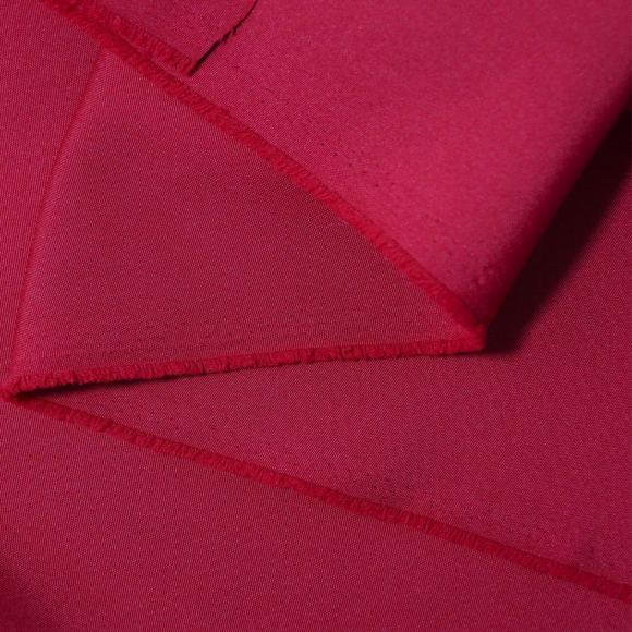 Ткань Габардин 180 г кв.м 100% полиэстер шир.148 см арт.Р.15312.07 цв.07 красный уп.25м