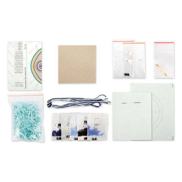 Набор для вышивания KLART арт. 10-501 Брошь. Глаз 8х5 см