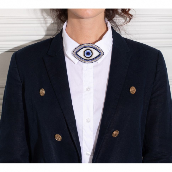 Набор для вышивания KLART арт. 10-501 Брошь. Глаз 8х5 см