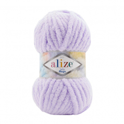 Пряжа для вязания Ализе Softy Mega (100% микрополиэстер) 5х100г/70м цв.146 нежная сирень