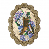 Набор для вышивания мулине НОВА СЛОБОДА арт.КО4041 Ретро. Сирень 23х16 см