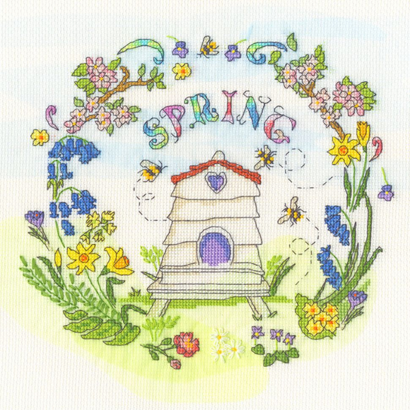 Набор для вышивания Bothy Threads арт.XAL3 Spring Time Bothy Threads 24 х 24 см