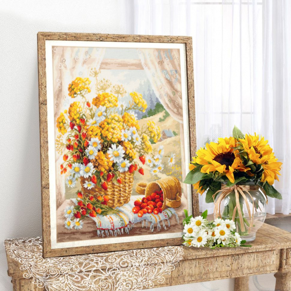 Набор для вышивания ЧУДЕСНАЯ ИГЛА арт.100-181 Медовый аромат 32х40 см