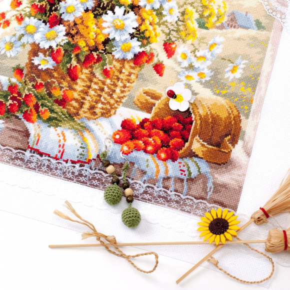 Набор для вышивания ЧУДЕСНАЯ ИГЛА арт.100-181 Медовый аромат 32х40 см