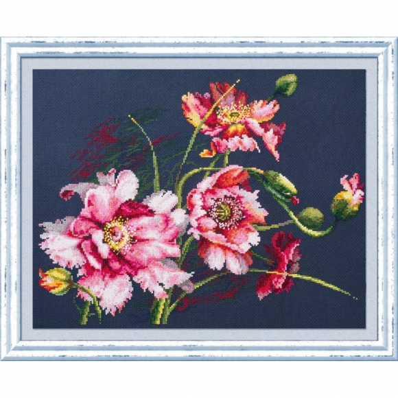 Набор для вышивания ЧУДЕСНАЯ ИГЛА арт.101-902 Таинственные маки 40x30 см Набор для вышивания ЧУДЕСНАЯ ИГЛА арт.101-902 Таинственные маки 40x30 см