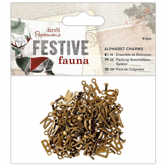 107139_Набор декоративных элементов "Aлфавит" Festive Fauna