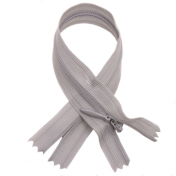 Молния потайная нераз 60см S-204 серый SBS уп.100шт