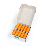 Нитки армированные 45ЛЛ  200 м цв.0407 оранжевый