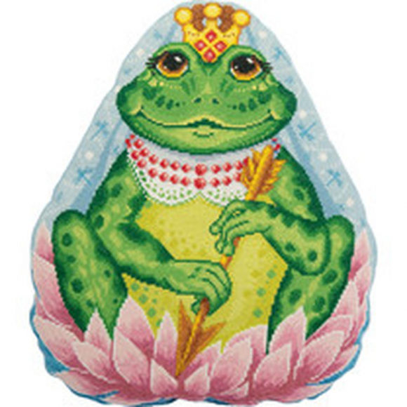 Набор для вышивания PANNA арт. PD-7273 Подушка. Царевна-лягушка 37х44 см