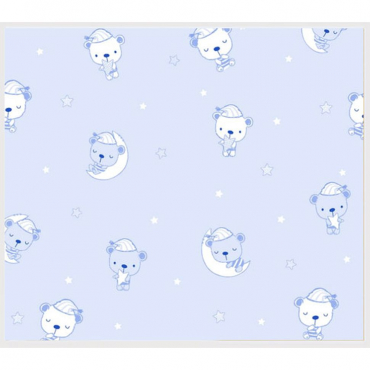 Ткань для пэчворка PEPPY Beaux Bebe Flannel 4696 145 г/м? 100% хлопок цв.26547 BLU1F уп.100х110 см