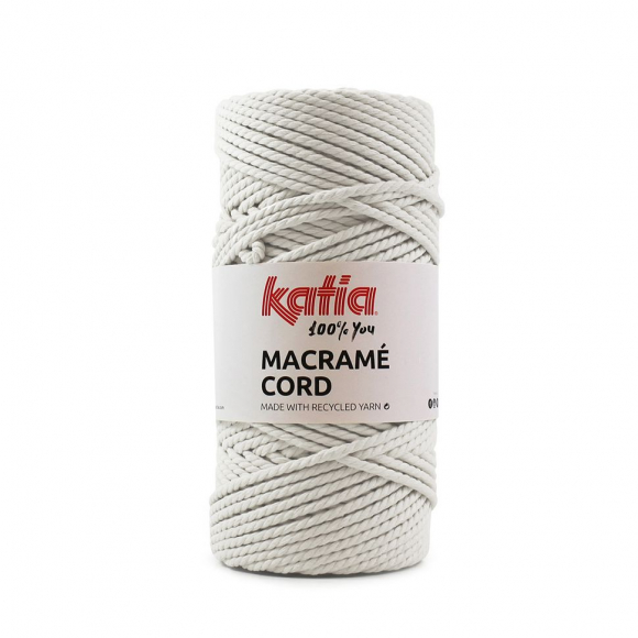 187066_Пряжа Macrame Cord, 65% хлопок, 25% полиэстер, 10% прочие волокна, 500 г, 100 м