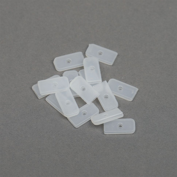 Наконечники для регилина TBY 7223-3020 шир.6-7мм цв.белый уп.20шт