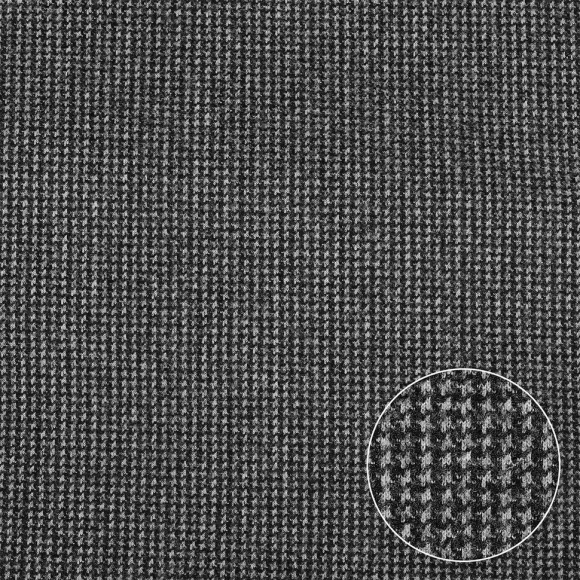 Ткань Костюмная 320 г/м? 100% полиэстер шир.150 см арт.С.1835.08 цв.черный рул.30м