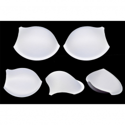 Чашечки корсетные AC-50 с эффектом push-up р.65 цв. белый уп.10 пар