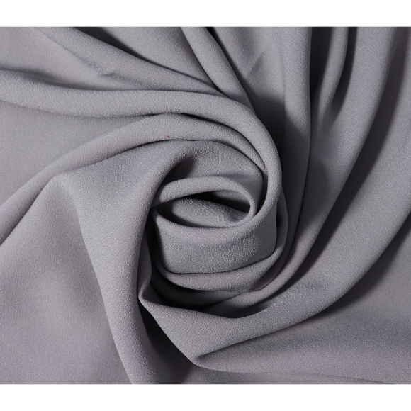 Ткань Креп 210 г кв.м 95% полиэстер, 5% спандекс шир.150 см арт.Р.11349.08 цв.08 серый уп.25м Ткань Креп 210 г кв.м 95% полиэстер, 5% спандекс шир.150 см арт.Р.11349.08 цв.08 серый уп.25м