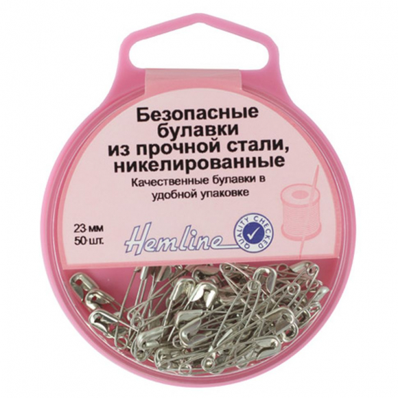 71492_Булавки английские в пластиковом контейнере