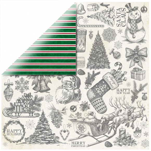 127293_Бумага двухсторонняя для скрапбукинга "Nostalgia" 127293_Бумага двухсторонняя для скрапбукинга "Nostalgia"