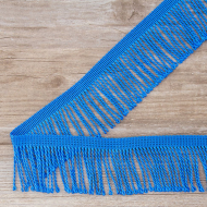 Бахрома витая, 60 мм, цвет лазурный