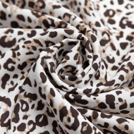 Ткань Штапель 105 г кв.м 100% вискоза шир.145 см арт.Р.32263.02 цв.02 белый уп.45м