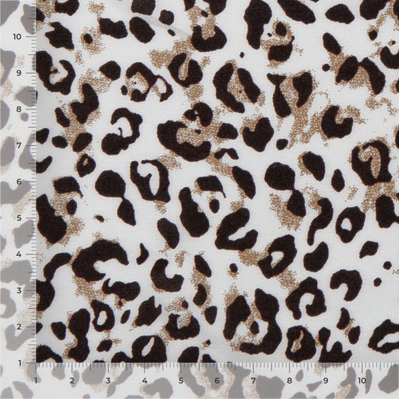 Ткань Штапель 105 г кв.м 100% вискоза шир.145 см арт.Р.32263.02 цв.02 белый уп.45м