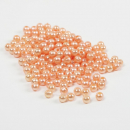 Бусины MAGIC 4 HOBBY круглые перламутр 4мм цв.007 персик уп.50г (1500шт)