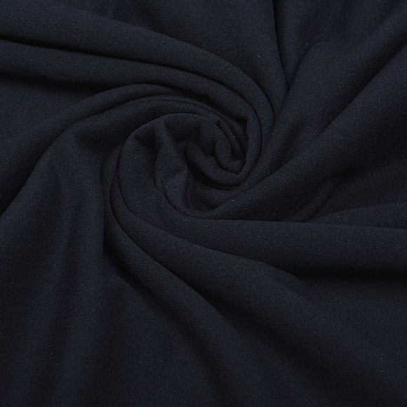 Ткань трикотаж Футер 2х нитка начес с лайкрой 190г опененд 100+100см т.синий 19-4010 уп.6м Ткань трикотаж Футер 2х нитка начес с лайкрой 190г опененд 100+100см т.синий 19-4010 уп.6м