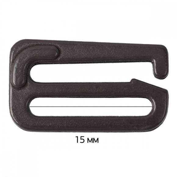 Крючок для бюстгальтера металл ARTA.F.2853 14,4мм, цв.111 шоколадно-коричневый, уп.50шт