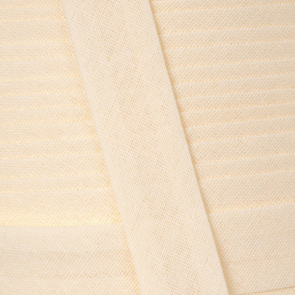 Косая бейка хлопок TBY арт.CB15 шир.15мм цв.F104 молочный уп.132 м